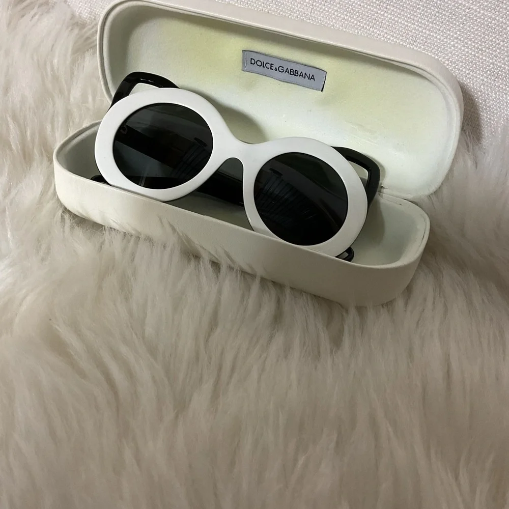 Dolce & Gabbana Kids Black and White Sunglasses